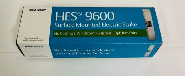 HES 9600-630 9600 Series Surface Mounted Electric Strike, Windstorm Resistant