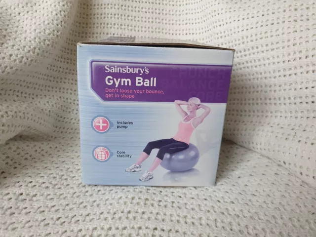 SAINSBURYS GREY GYM ball 13.00 PicClick UK