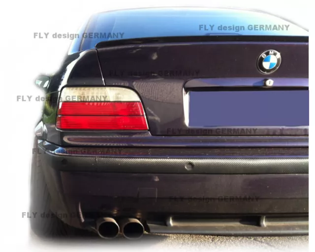 Convient pour BMW E36, Lèvre Arrière Spoiler Cabriolet Arête de Bordure Coffre