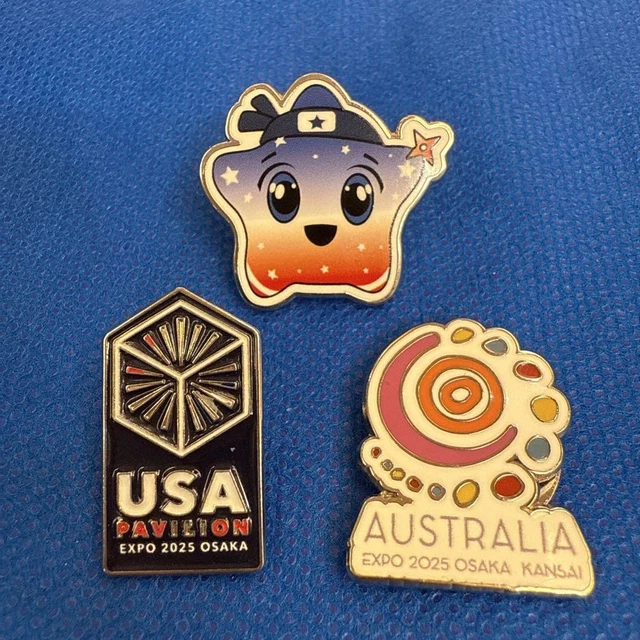 関西万博　Expo2025 Malta staff pins pin 非売品 Expo 2025 Malta staff pins pin ゴールド ピンズ - メルカリ