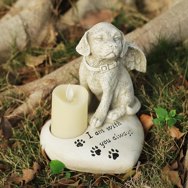 Dog Memorial Statue, Dog Memorial Gift, Outdoor Sculptures, Resin Statue, Pet