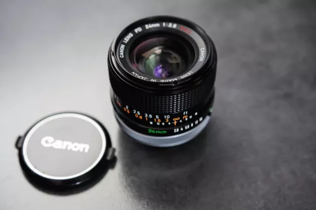 Canon FD S.S.C. 24mm F/2.8 SSC (Near Mint & Fully Working Order) F-1 A-1 AE-1