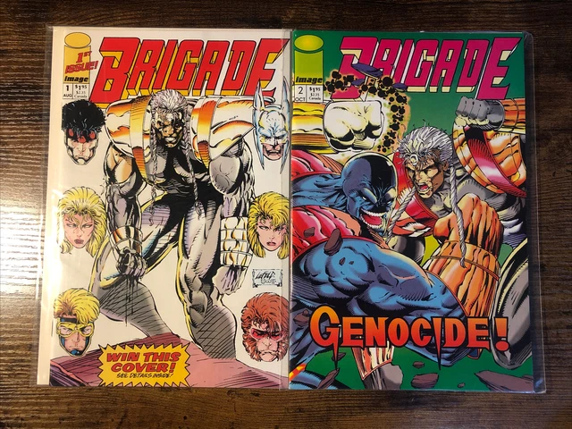 Brigade issues 1 2 (Image) 1st series 1992 --  High Grade --