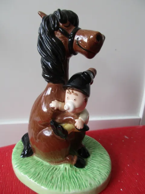 Royal Doulton Thelwell Figure Ideal Pony For A Nervous Child