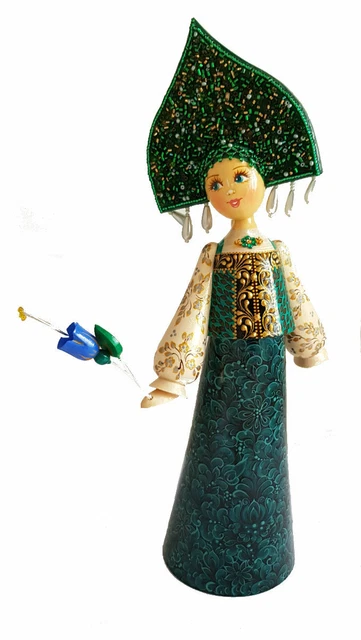 Costume Traditionnel Poupée T4958 : Artisanat russe sur notre boutique