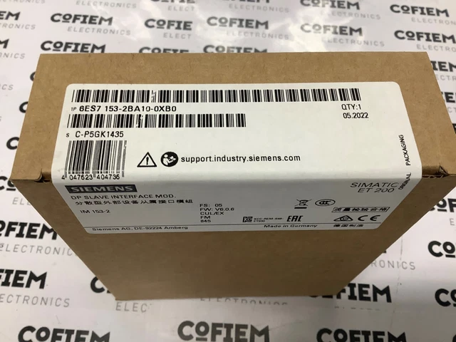 6ES71532BA100XB0   - SIEMENS -   6ES7153-2BA10-0XB0    Coupleur   NEUF