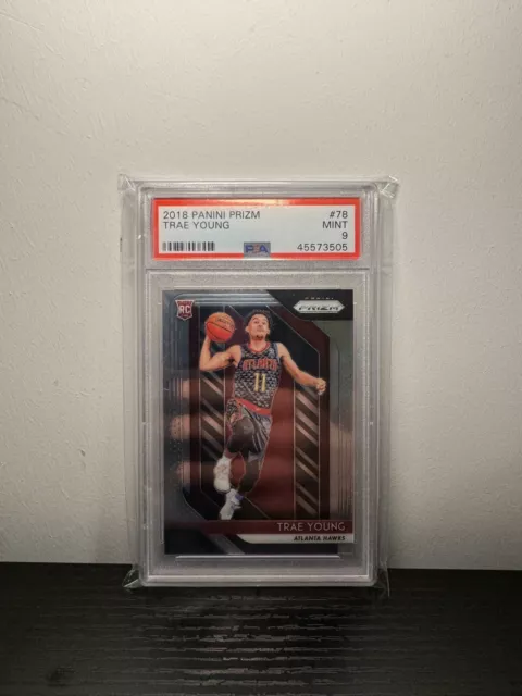 Trae Young PSA 9 Panini Prizm 2018 #78 Rookie NBA Basketball Card