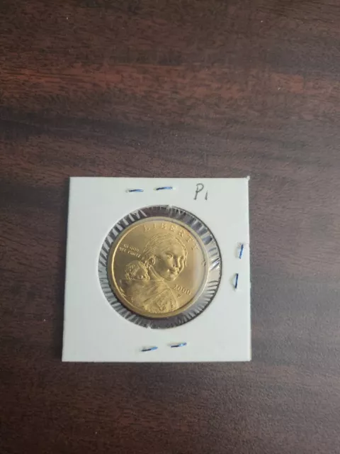 2000 P Native American Sacagawea Dollar In Brilliant Uncirculated Condition 2000 P Native American Sacagawea Dollar In Brilliant Uncirculated Condition