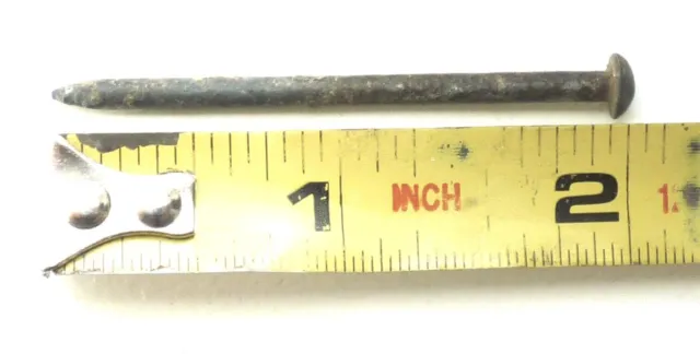 Vintage two inch nails - looks like galvanized - round head - free shipping