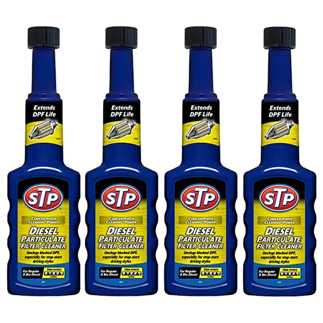 4X STP DIESEL PARTICULATE FILTER CLEANER FUEL ADDITIVE UNBLOCKS DPF