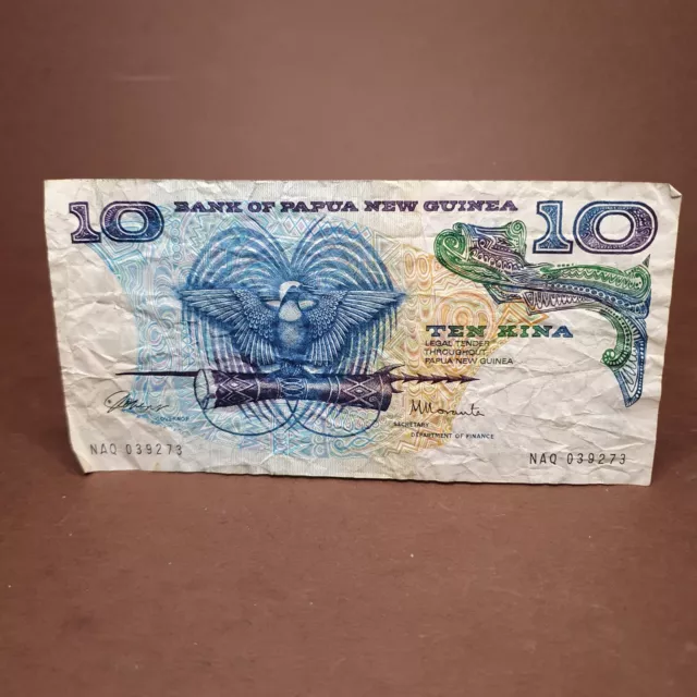 Bank of Papua New Guinea 10 KINA note