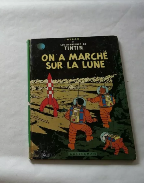 Comics Tintin They A Market On La Lune Hergé Edition Casterman C6bis 1984