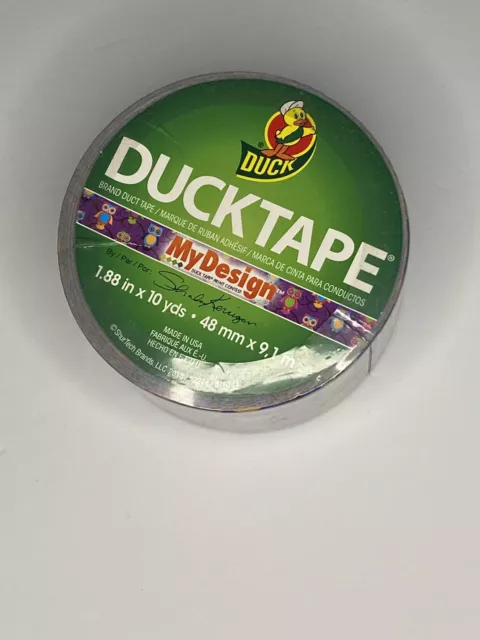 Duck Tape My Design Purple Owls 1.88" x 10 Yards New Craft
