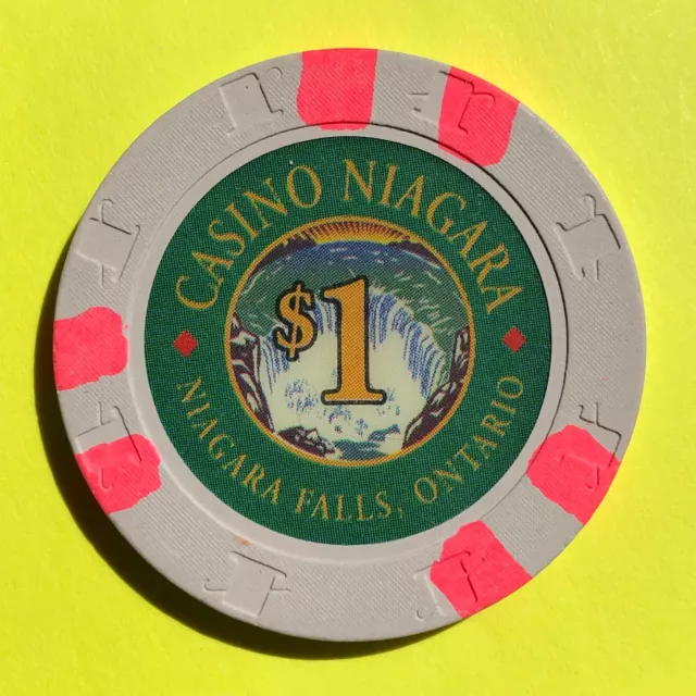 (1) Casino Niagara $1 Niagara Falls, Ontario Gaming Poker Casino Chip ON4