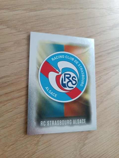 Ecusson Strasbourg Sticker 907 Panini Foot 2016 2017 Logo Rcs Vignette