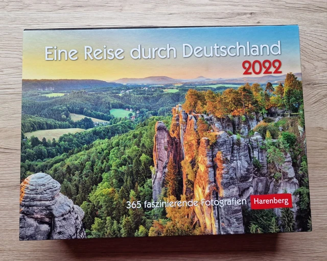 EINE REISE DURCH Deutschland Premiumkalender 2022. Tages-Tischkalender