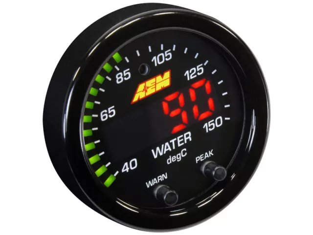 Kit misuratore temperatura acqua olio originale AEM X-Series 100-300F 40-150C # 30-0302
