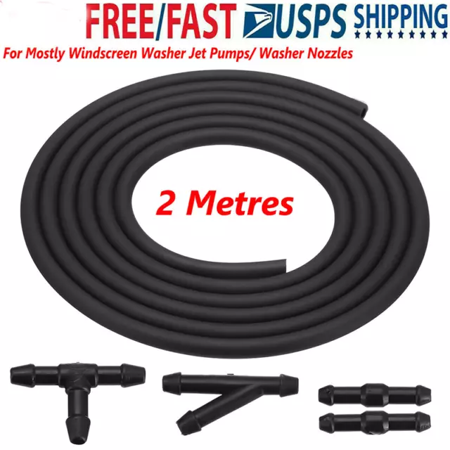 Washer Nozzle Spray Pump Arm Hose Windshield Wiper Tube Headlight Pipe
