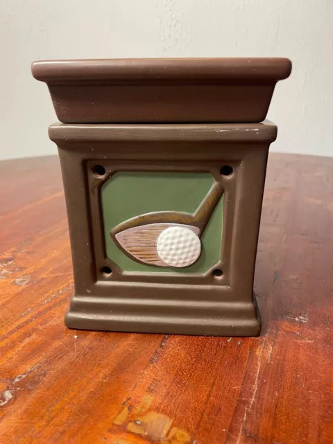 Scentsy Porta Full Size Retired Wax Scent Warmer Green Used Once Original  Box