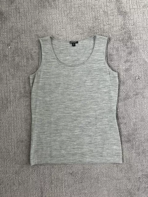 Lafayette 148 New York Wool Knit Tank Top M