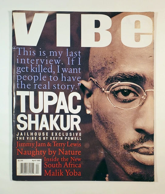 Historic ISSUE VIBE Magazine April 1995 Interview with Tupac Shakur