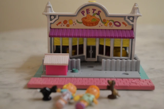 Polly Pocket Mattel, Saloon De Glace Bluebird, 1995, Complet Sans Blister