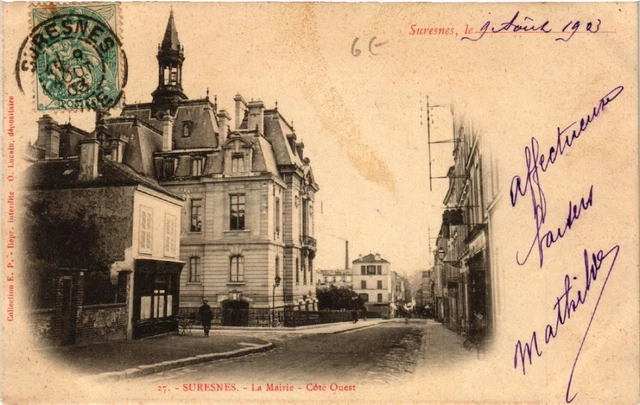 CPA SURESNES le - SURESNES - La Mairie - West Coast (581596)