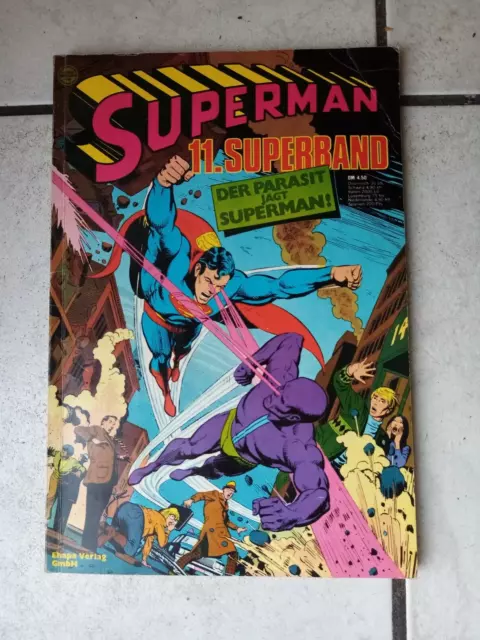 Superman  Superband  - Comic Album  (Superhelden DC/Ehapa) Band 11  (früh.Aufl.)
