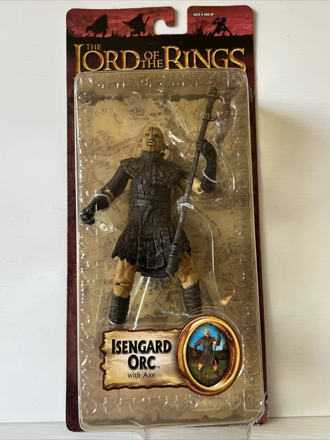 ISENGARD ORC LORD of the Rings The Two Towers action figure Toy Biz $35 ...