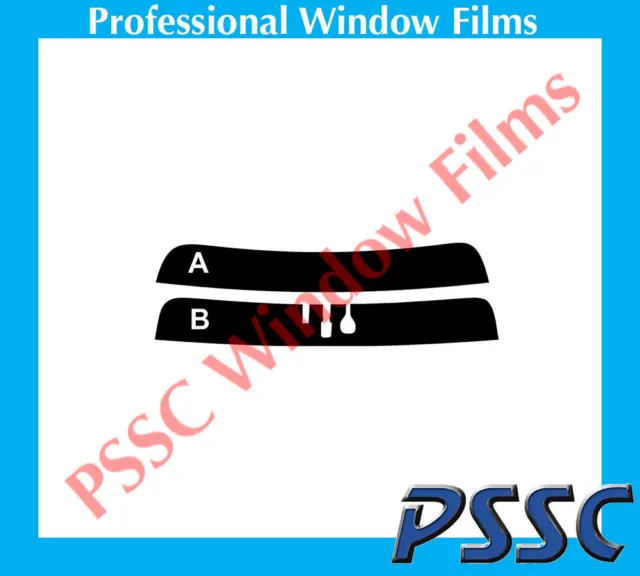PSSC Pre Cut Sun Strip Car Window Films - Hyundai I40 Saloon 2011 to 2016