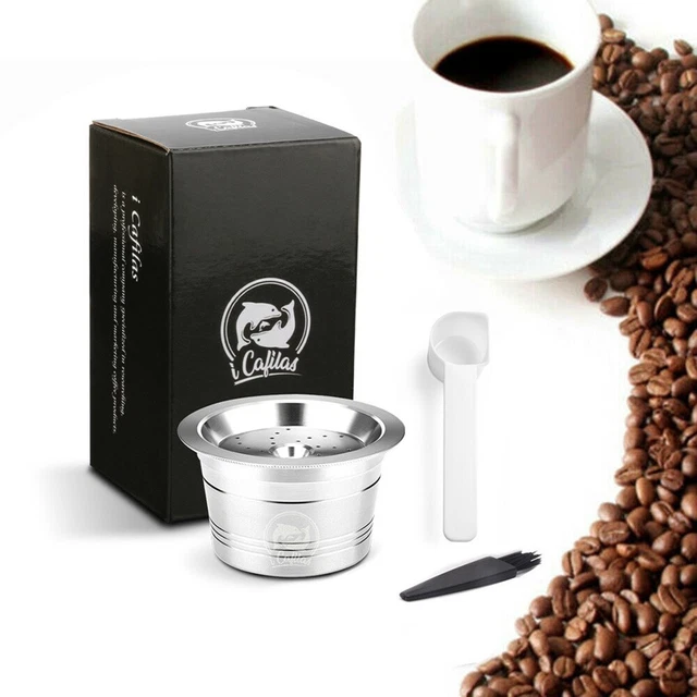Capsula caffè forniture riutilizzabili ricaricabili filtro tazza rete metallica set