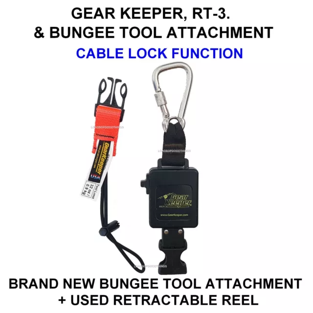 Gear Keeper Tool Lanyard Retractable Rt3-5602 Tether Height Fall Protection