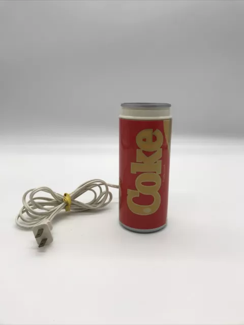 Coca Cola Telescoping Desk Lamp 1985 Coke Can Rare Vintage *Untested No Bulb