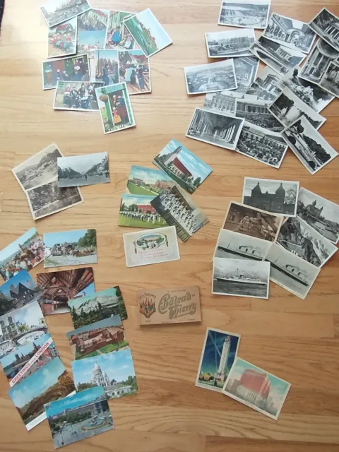 Lot of 75 Old Picture Postcards, misc topics: WWI France, Netherland + more