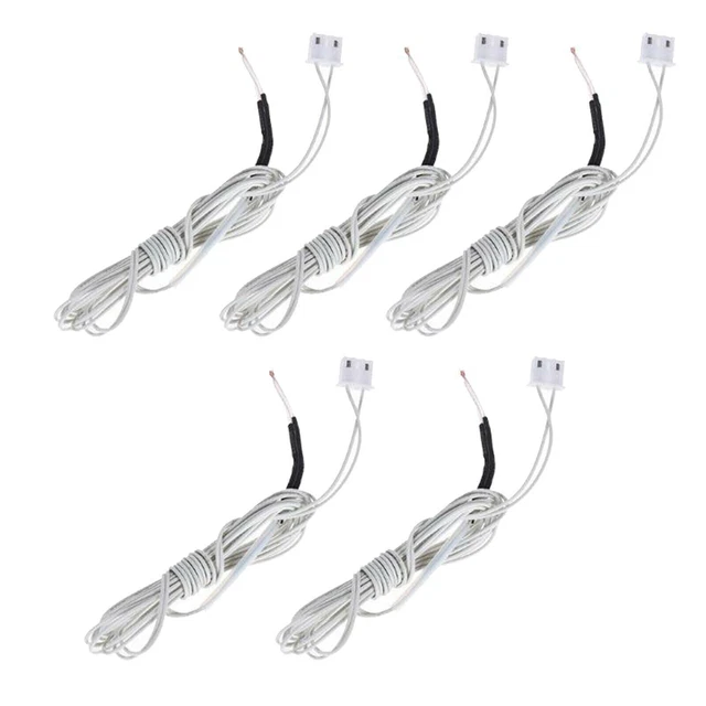 5pcs 3950 Ntc Thermistance Température Capteur 100K for Ender 3 Pro De 5,CR-10