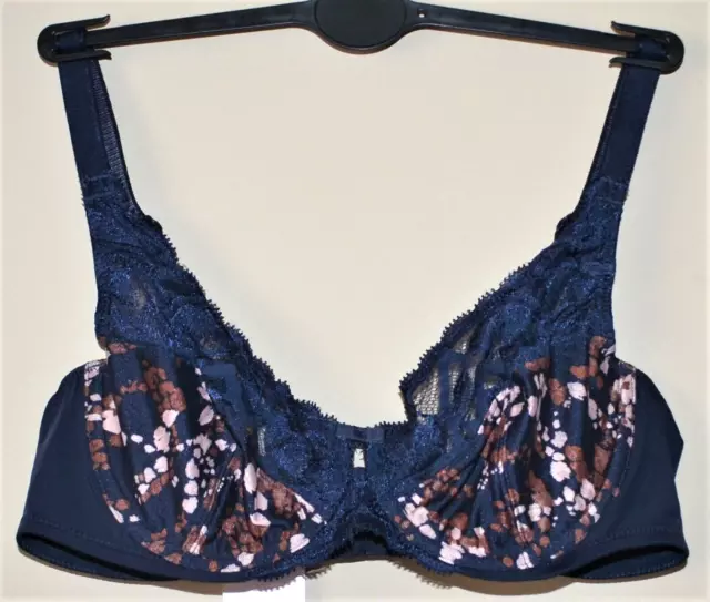 M&S WILD BLOOMS LACE COLLECTION UNDERWIRED FULL CUP Bra In SOFT PINK Size  32C