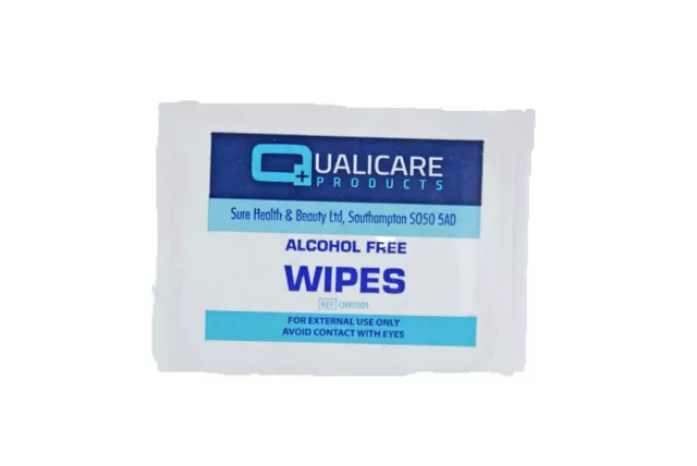 100% ALCOHOL FREE CLEANSING WIPES Anti Allergy Antiseptic Sterile Skin First Aid
