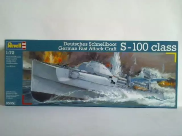 Deutsches Schnellboot S-100 class, Nr. 05051 - Plastik-Modellbausatz 1:72 (48,6