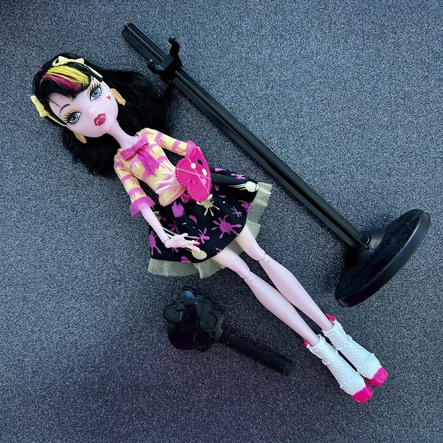 RARE MONSTER HIGH Draculaura Art Class Doll With Clothes, Accessories