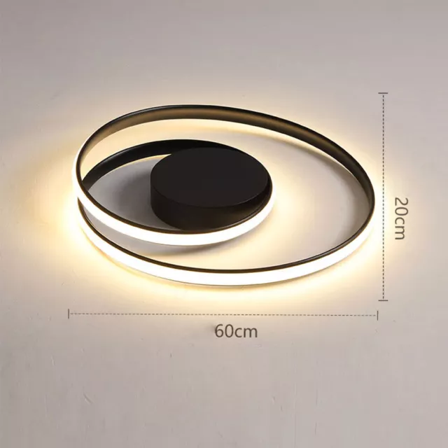 Modern Creative LED Strips Chandelier Light Ceiling Lamp Acrylic Pendant Fixture