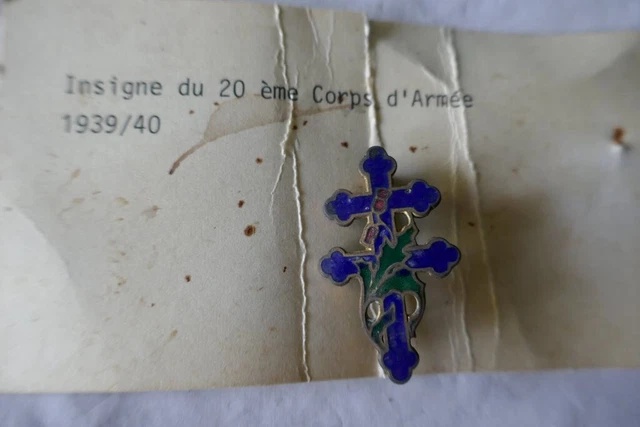 Insigne FFF Ligue De Lorraine 1960 - Pendentif émail Gravé - Vintage