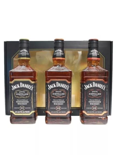 Jack Daniel's Master Distiller Box Set Tennessee Whiskey 3 x 750ml