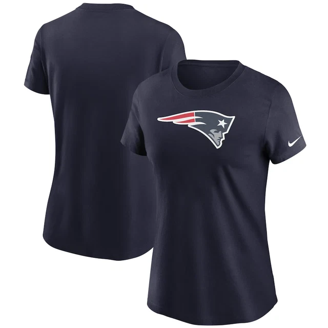 New England Patriots T-Shirt (Size M) Nike Women's NFL Logo Top - New