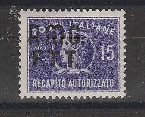 1949 Trieste A Lieferung Autorisierter Livre 15 Violett 1 Wert MNH MF91645