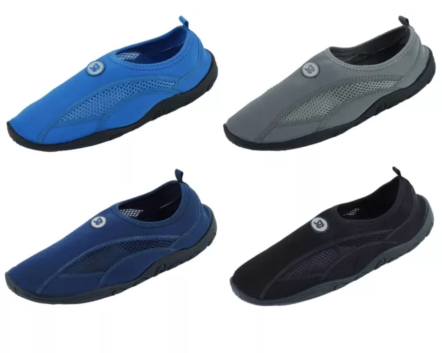 Men's Water Shoes Aqua Socks Slip on Pool Beach Surf Athletic 4 Colors, Sizes