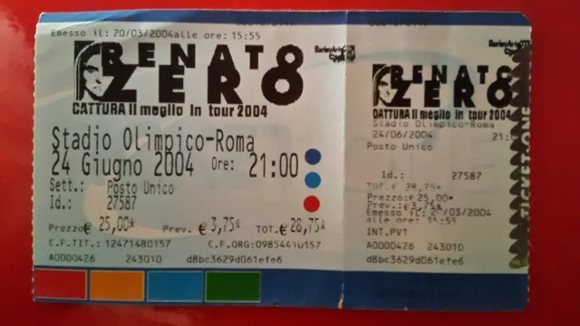 Concerto Di Renato Zero - Roma Stadio Olimpico - Cattura Il Meglio - Tour 2004