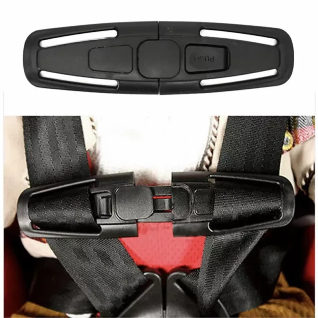 Baby Car Safety Seat Strap Belt Lock Buckle Latch Harness Chest Child Clip Knots