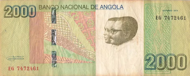 Angola 2000 Escudos 2012