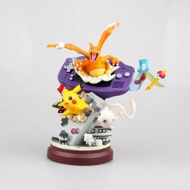 Charizard Pikachu Anime Action Figures Gameboy GBA Kids Toys Model Gift