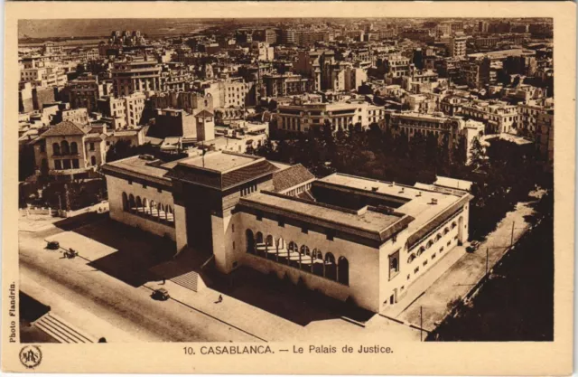 CPA AK MAROC CASABLANCA Le Palais de Justice Flandrin (37613)